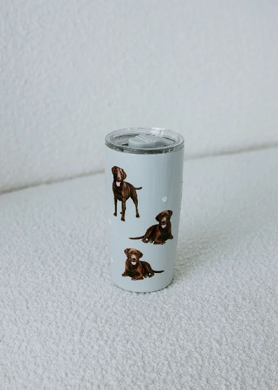 Chocolate Lab Stainless Steel Tumbler