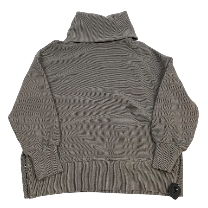 Athletic Sweatshirt Collar By Varley In Grey, Size: Xs