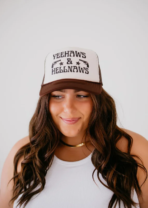 Yeehaws and Hellnaws Trucker Hat