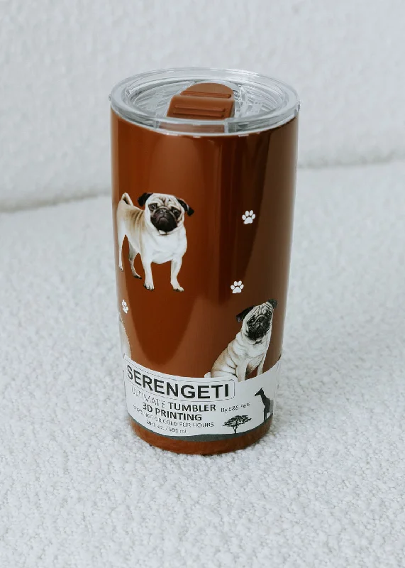 Pug Stainless Steel Tumbler