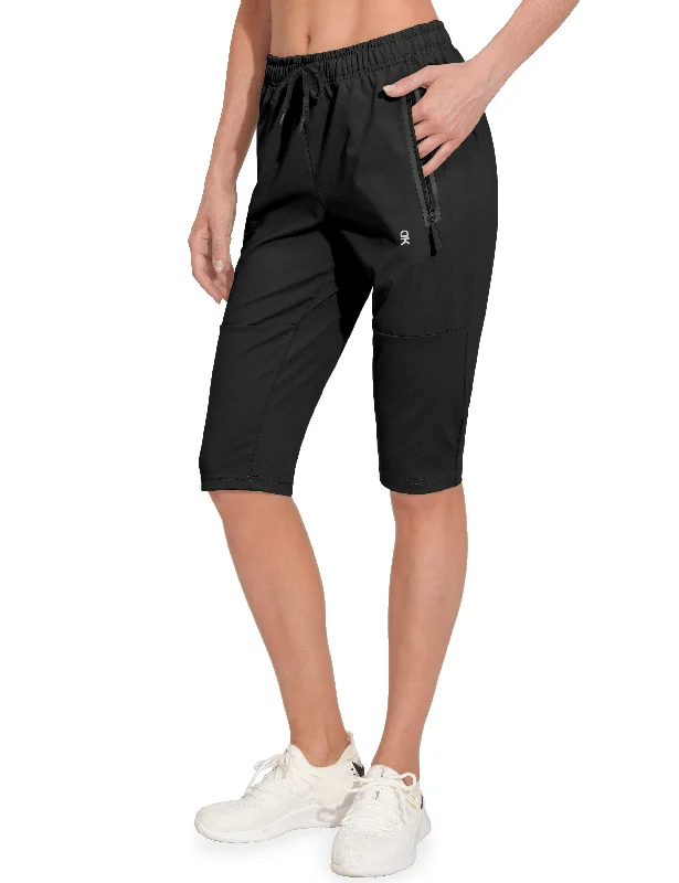 Women's Quick Dry Cool Drawstring Capri Pants