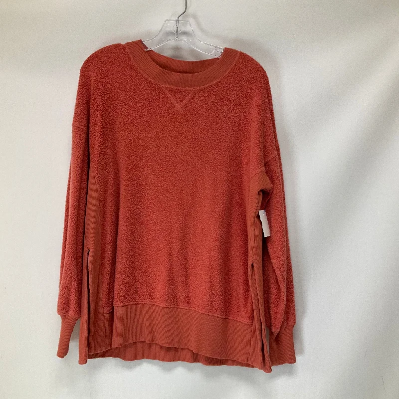 Sweatshirt Crewneck By Aerie In Orange, Size: S