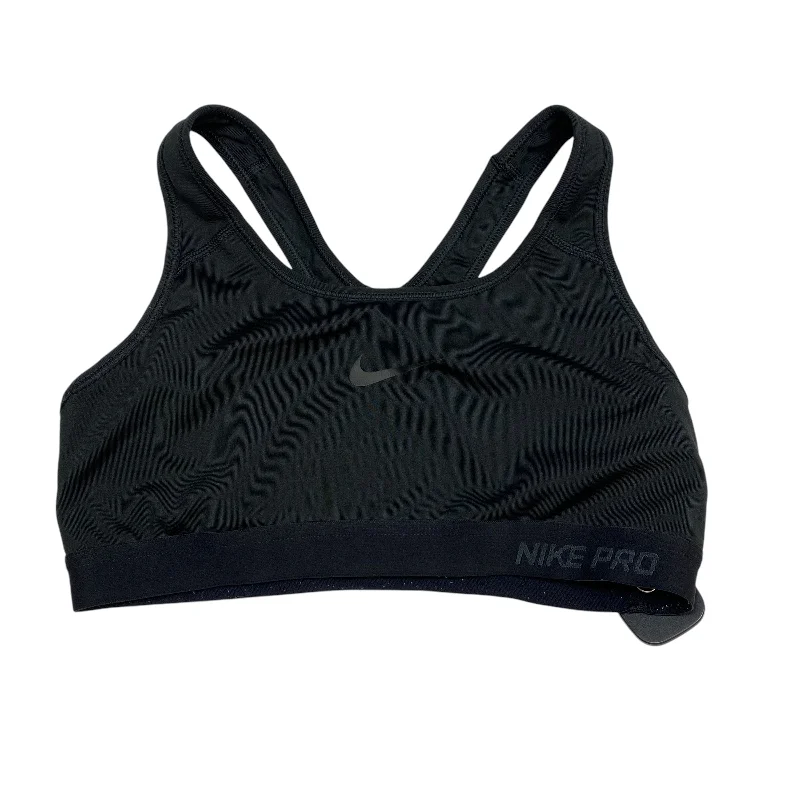 Athletic Bra By Nike In Black, Size: M