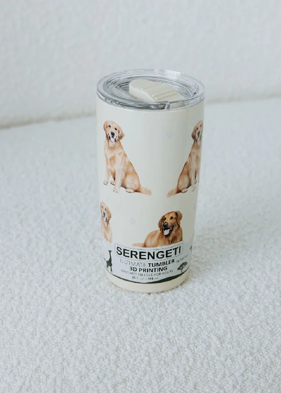 Golden Retriever Stainless Steel Tumbler