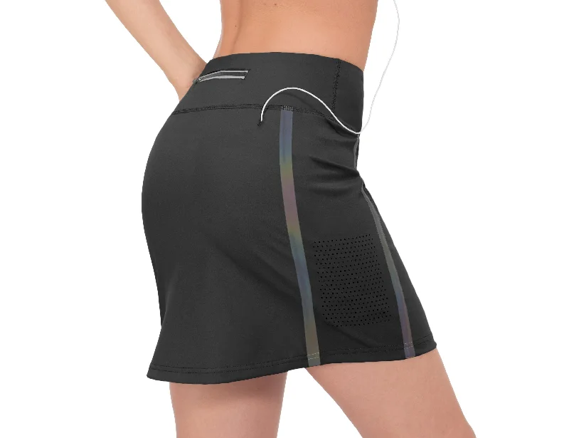 Women's High Waisted Golf Skort with Pockets