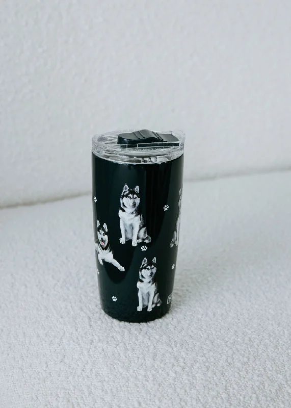 Siberian Husky Stainless Steel Tumbler