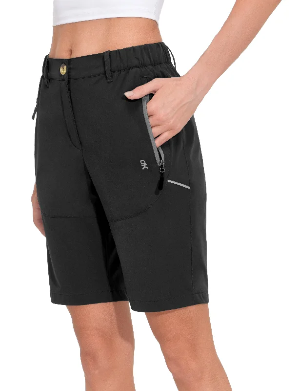 Women's 9 Inches Shorts Lightweight Quick Dry Stretch Hiking Golf