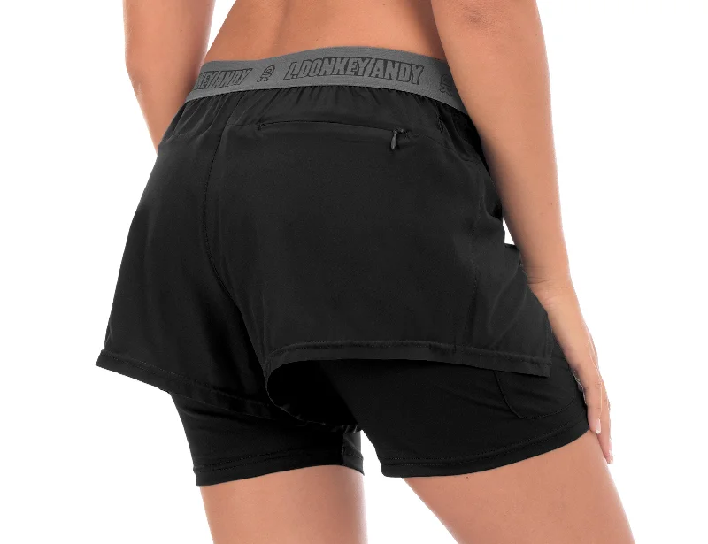 Women's Quick-Dry Breathable Running Yoga Shorts