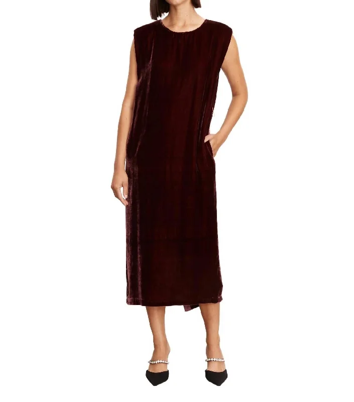 Kandace Maxi Dress In Wineberry