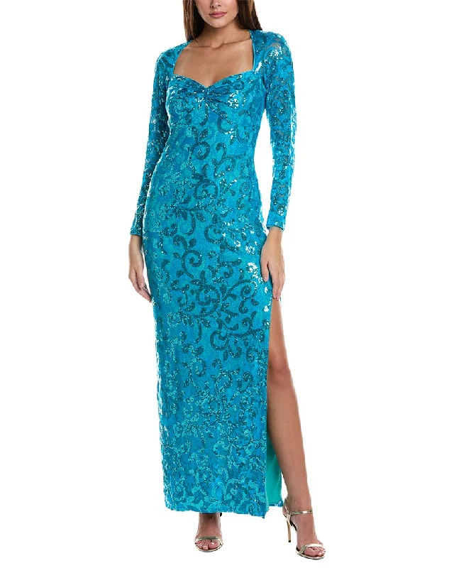 SHO by Tadashi Shoji Sequin Maxi Dress