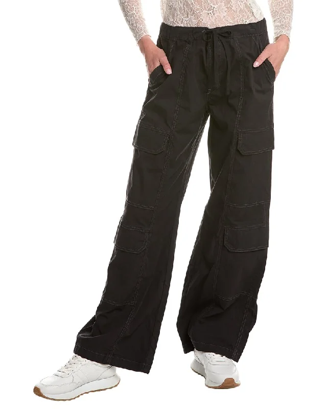 HUDSON Jeans Drawstring Parachute Wide Leg Cargo Pant