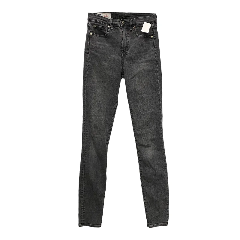 Jeans Skinny By Gap In Grey Denim, Size: 4l