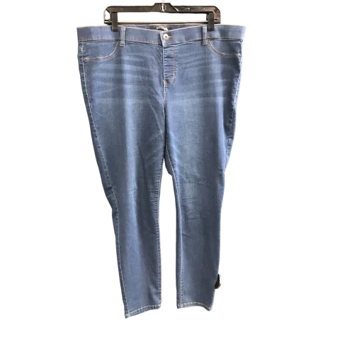 Jeans Straight By Cmc In Blue Denim, Size: 20