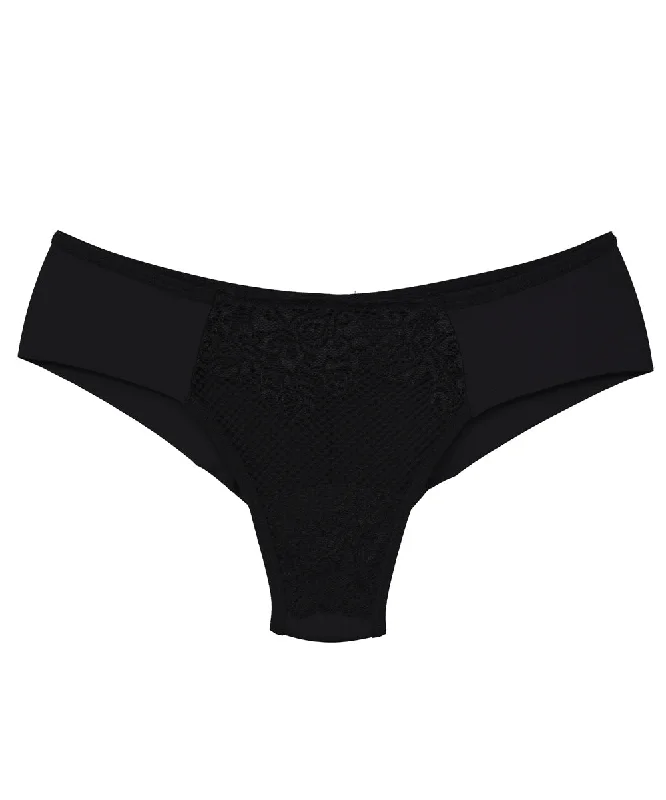 Microfiber Double Thong with Signature front Lace - 22363